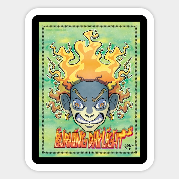 Burning Daylight Sticker by Itslukefromschool